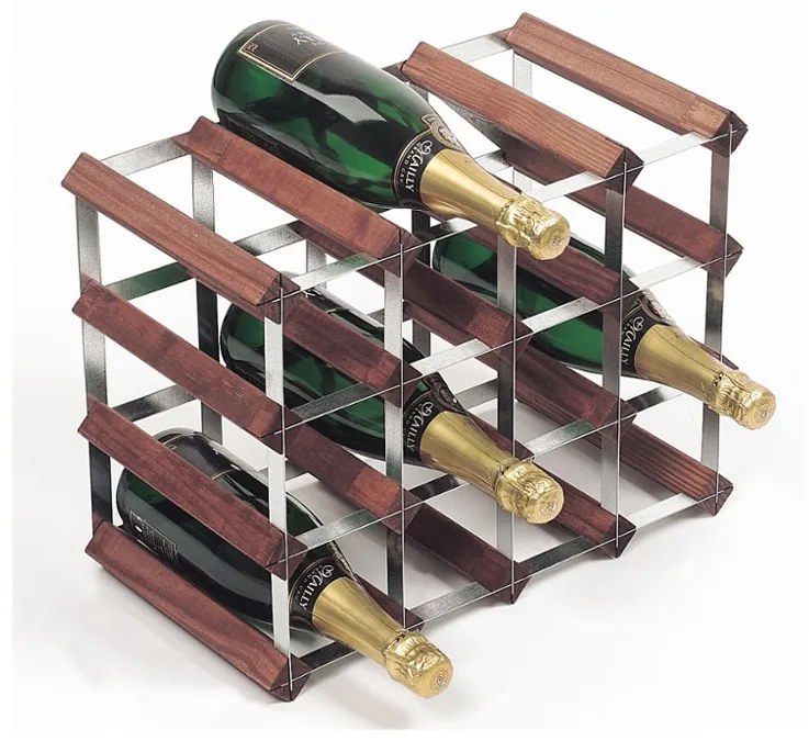 RTA Wijnrek van hout voor 16 flessen