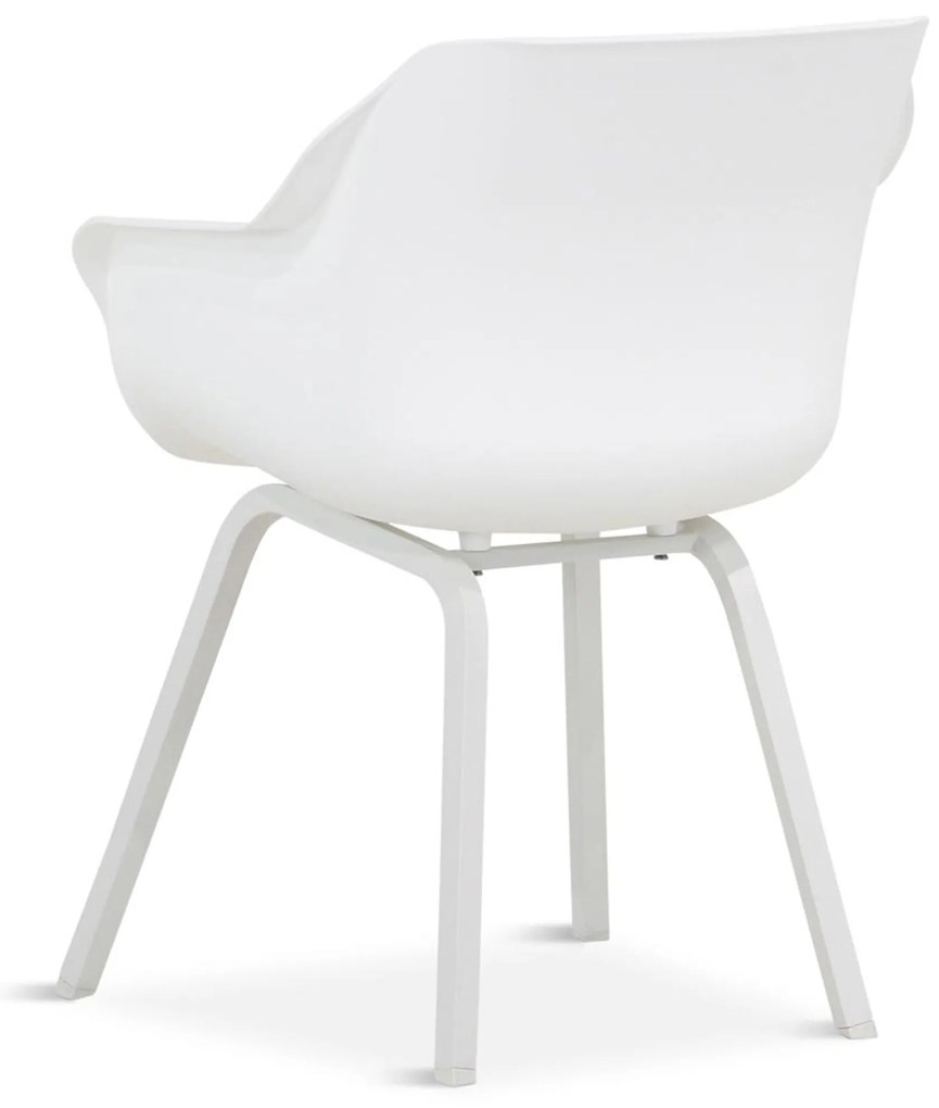 Tuinset 4 personen 100 cm Kunststof Wit Hartman Sophie