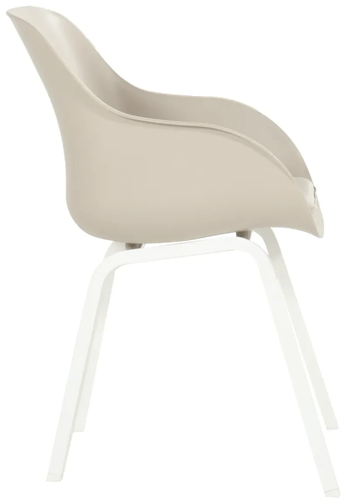 Hartman Le Soleil Element dining armstoel - Soft taupe/white