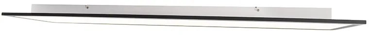Modern LED paneel zwart 120 cm incl. LED - Liv