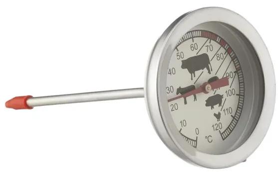 Vleesthermometer (zilvergrijs)