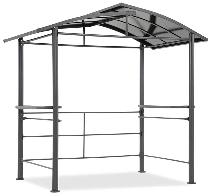 Ponta 2,4 x 1,5m metalen barbecue prieel Tuinpunt