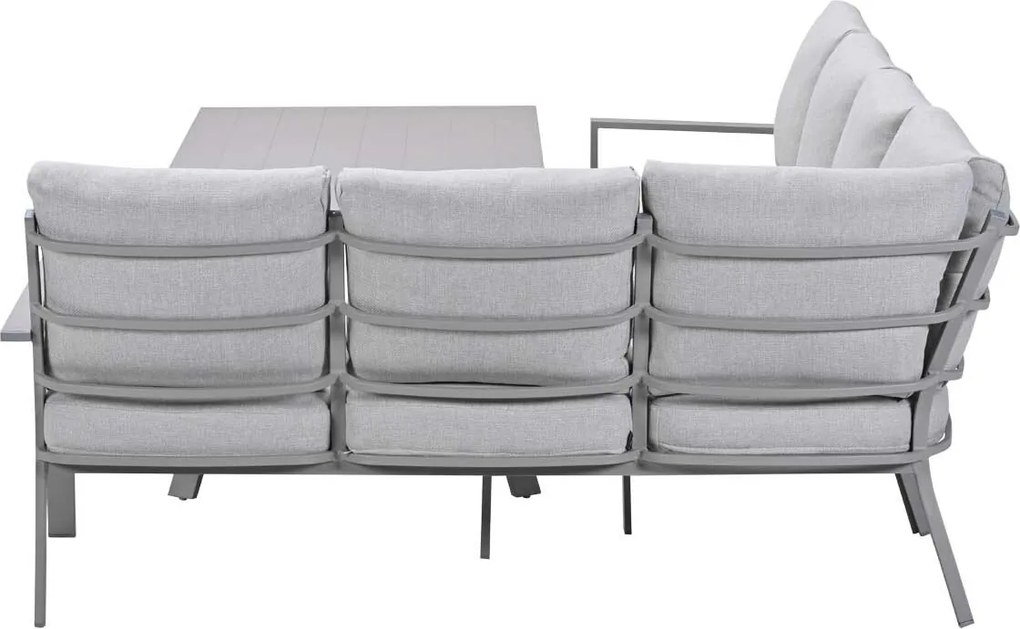 Garden Impressions Senja lounge dining set 3-delig rechts - valley sand