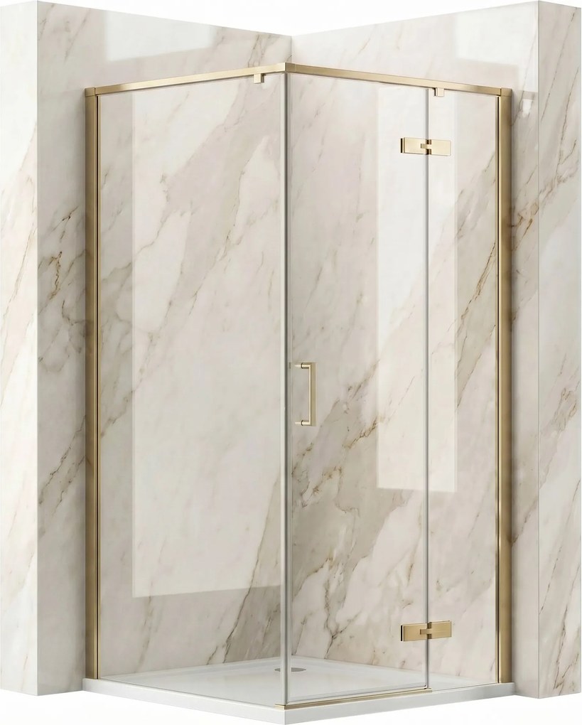 Douchecabine Rea Bruno 90x90 Brush Gold