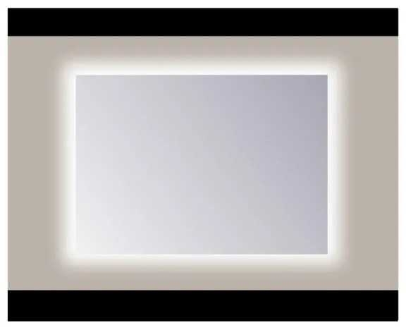 Sanicare Q-mirrors spiegel zonder omlijsting / PP geslepen 70 cm rondom Ambiance cool White leds LCA.60070
