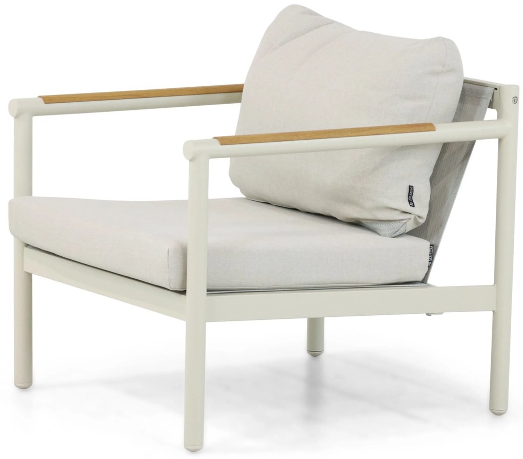 Stoel en Bank Loungeset 5 personen Aluminium Taupe  Lifestyle Garden Furniture Norte