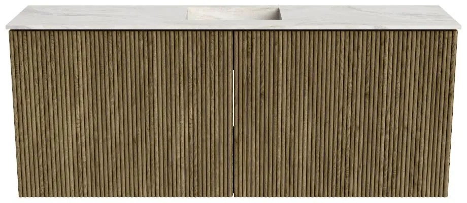 Mondiaz Joya DLux 100cm toiletmeubel dusk met wastafel faye midden 1 kraangat ostra