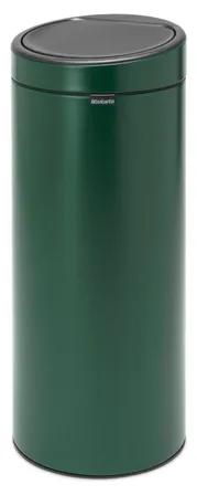 Brabantia Touch Bin Afvalemmer - 30 liter - kunststof binnenemmer - pine green 304262