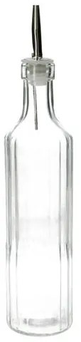 Oliefles, geribbeld glas, 500 ml