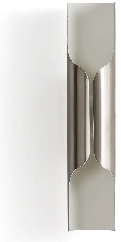 Wandlamp LED, gesatineerd nikkel, Henrio
