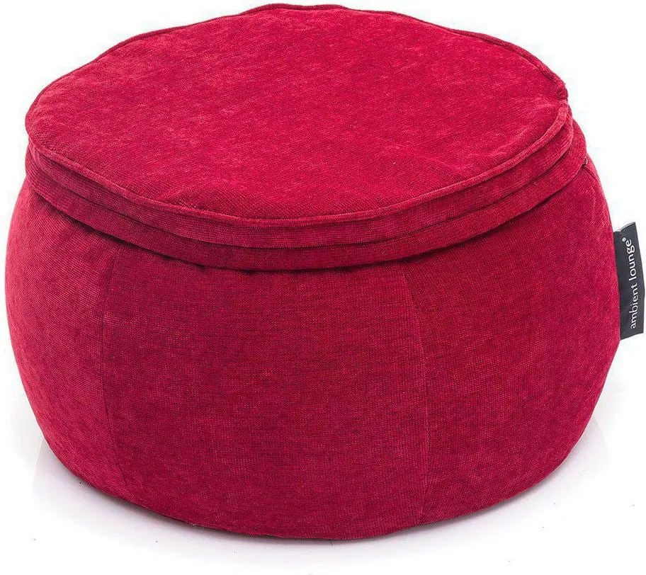 Ambient Lounge Poef Wing Ottoman - Wildberry Deluxe