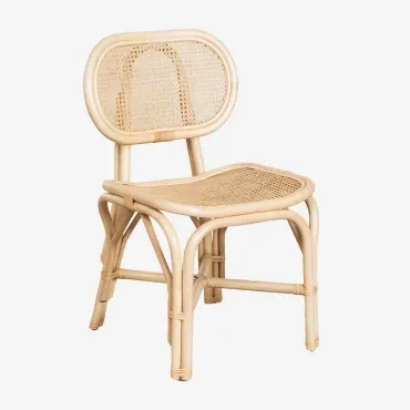 Set Van 4 Rotan Tuinstoelen Caleb Natuurlijk - Sklum