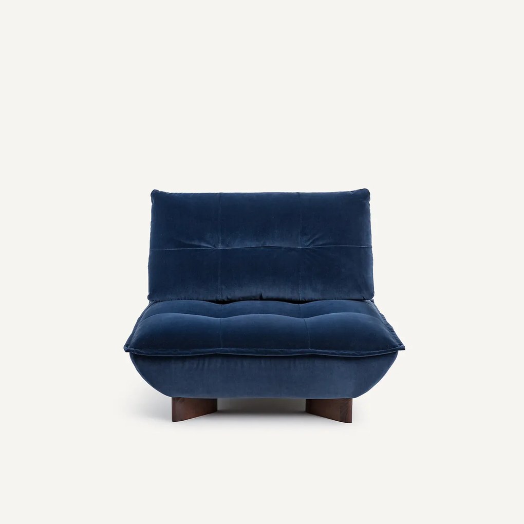 Modulaire fauteuil in fluweel, KAORI