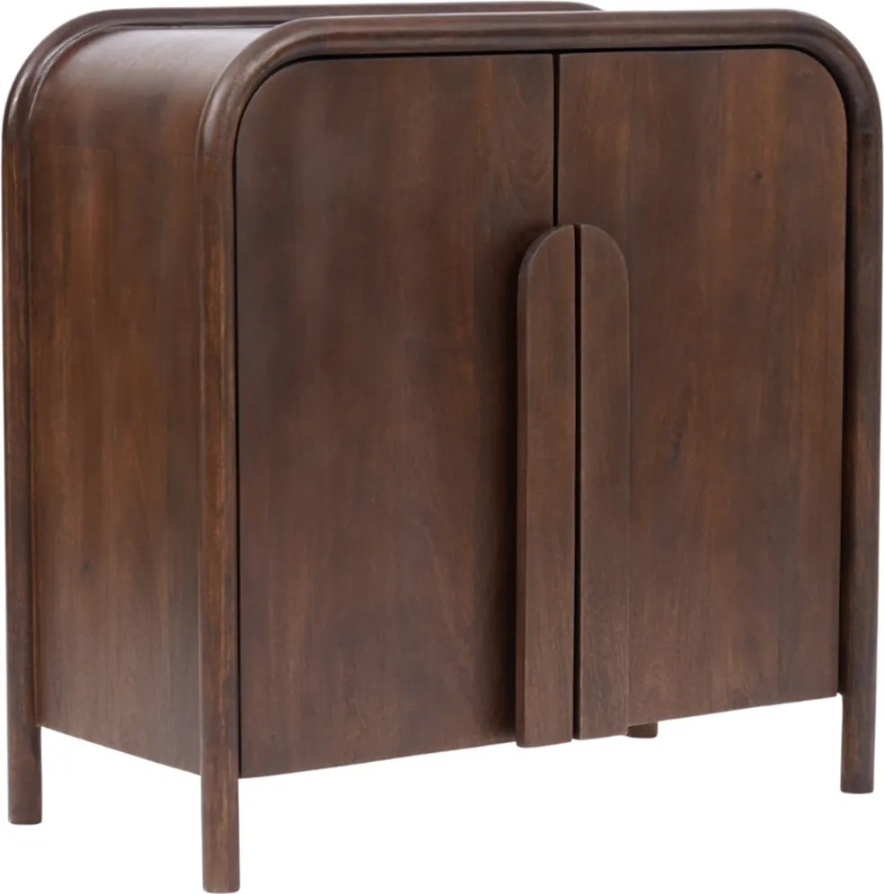 Kastje Hout Met Ronde Hoeken - 80x40x80cm.