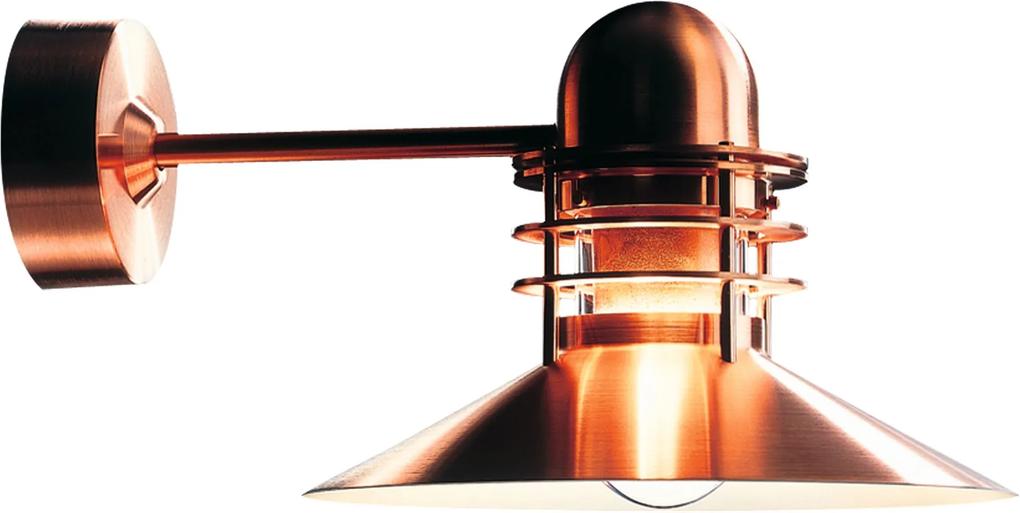 Louis Poulsen Nyhavn wandlamp geborsteld koper