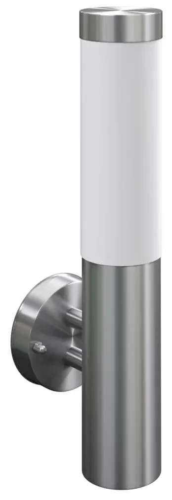 vidaXL Buitenlamp RVS Savona (2 stuks)