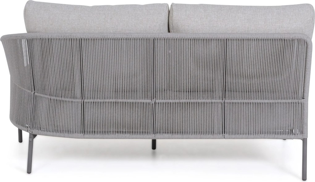 Hoek loungeset 5 personen Aluminium/rope Taupe 4 Seasons Outdoor Florence