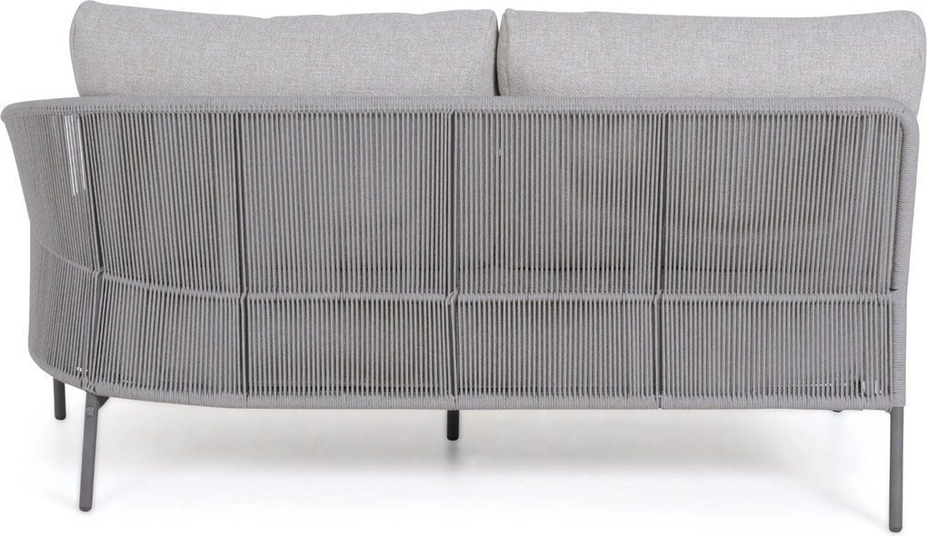 Hoek loungeset 5 personen Rope Grijs  4 Seasons Outdoor Florence/Riah