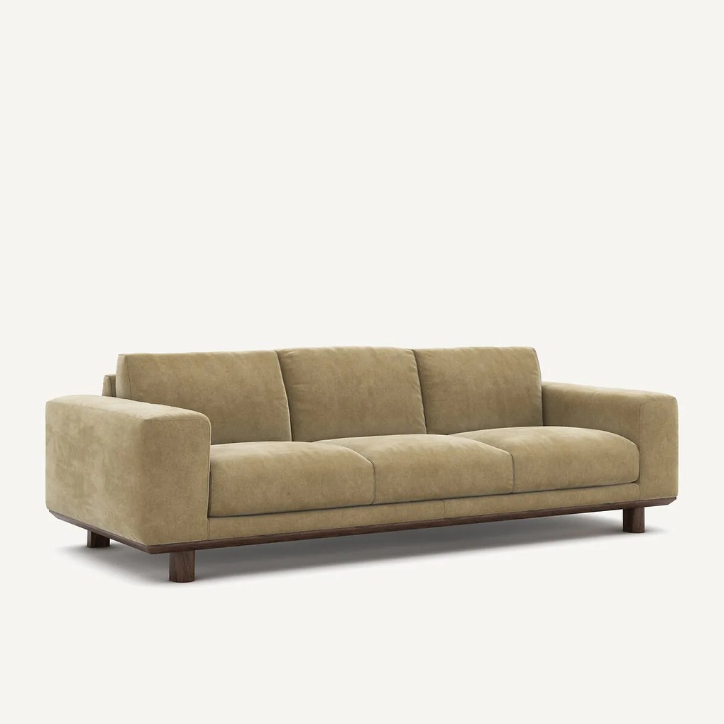 Bank van stonewashed fluweel, CEREA