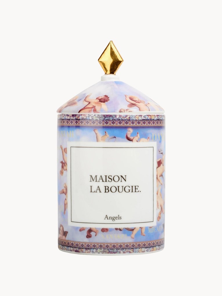 Handgemaakte geurkaars Angels (orange, patchouli & hyacint)