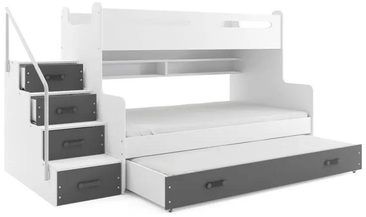 4 Persoons Design Stapelbed Antraciet