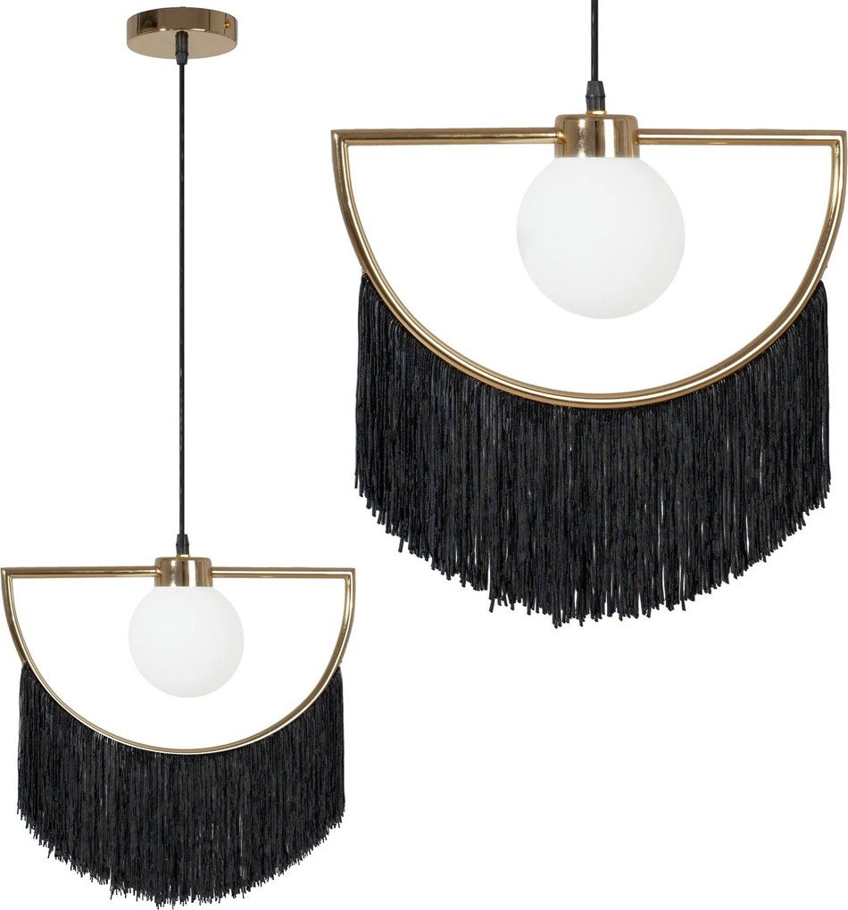 PLAFONDLAMP GOUD HANGEND APP968