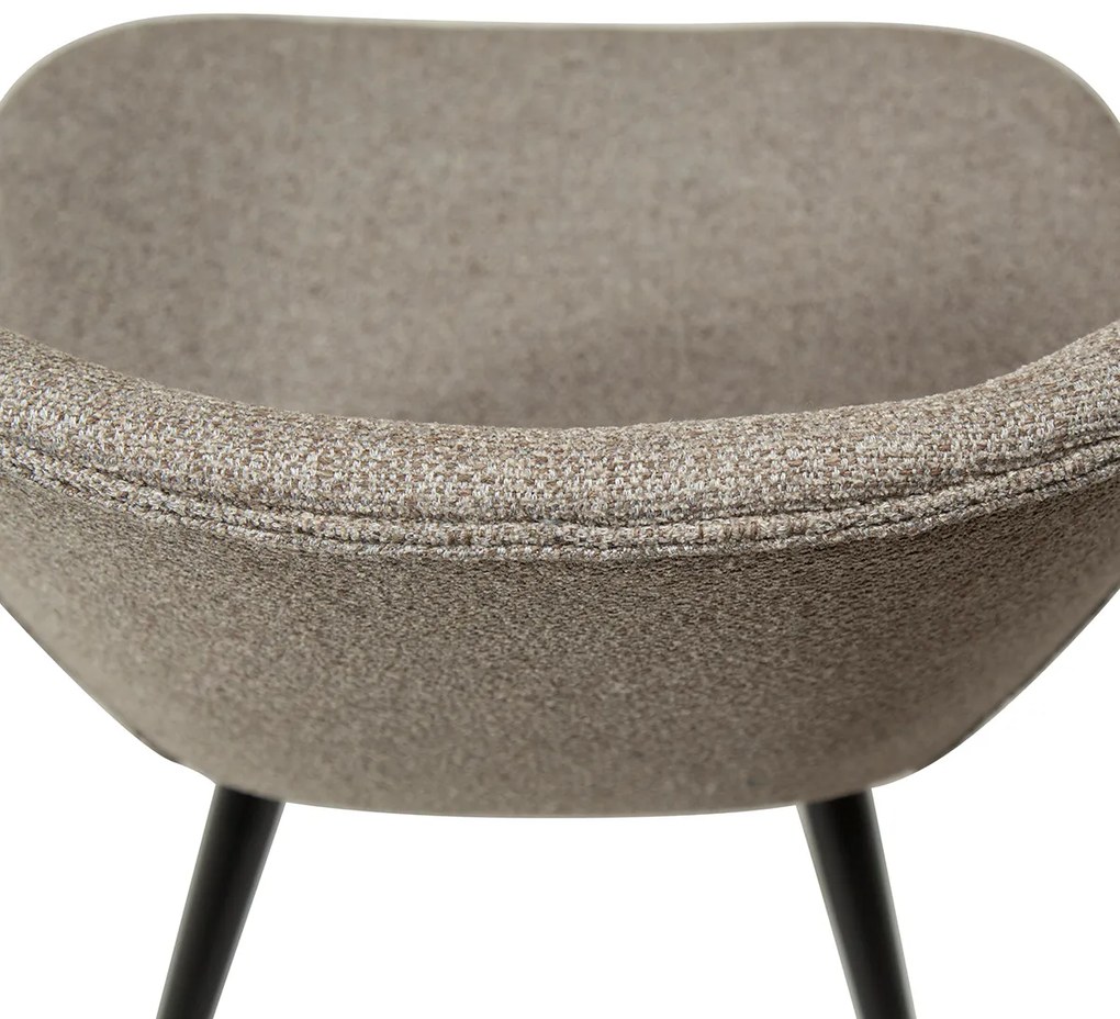 Dan-Form Cloud Design Eetkamerstoel Boucle Grijsbruin