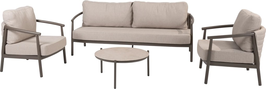 Vic Barolo stoel bank loungeset 4 delig keramiek terre Taste 4SO