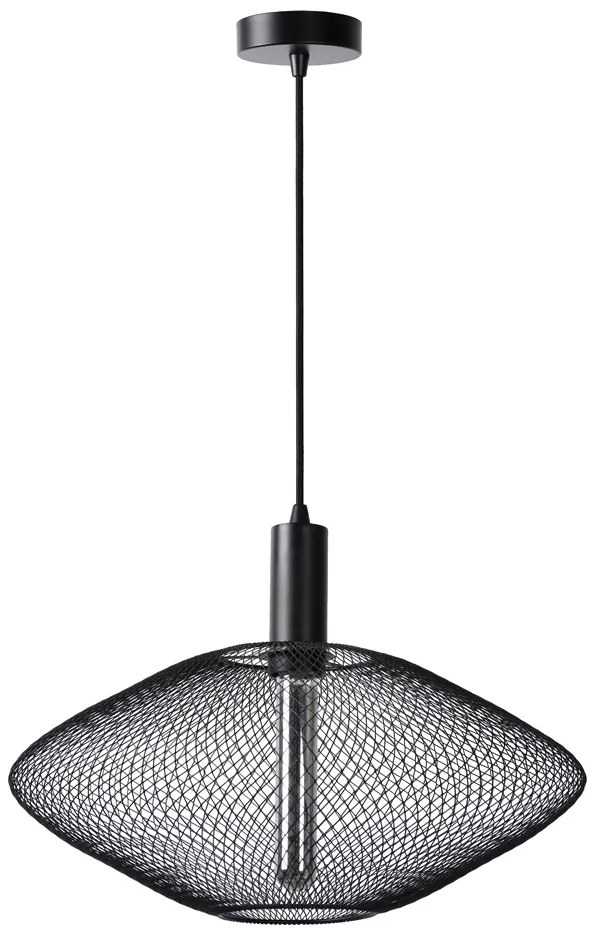 Lucide Mesh hanglamp 45cm 1x E27 zwart