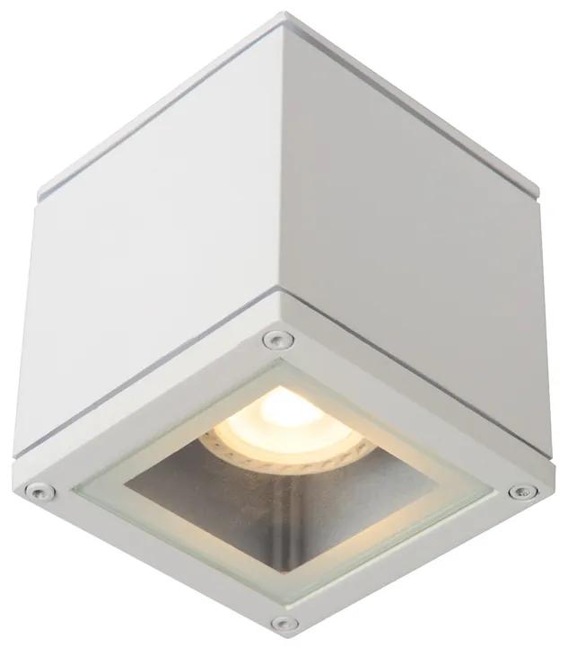 Lucide Aven plafondlamp 50W vierkant wit