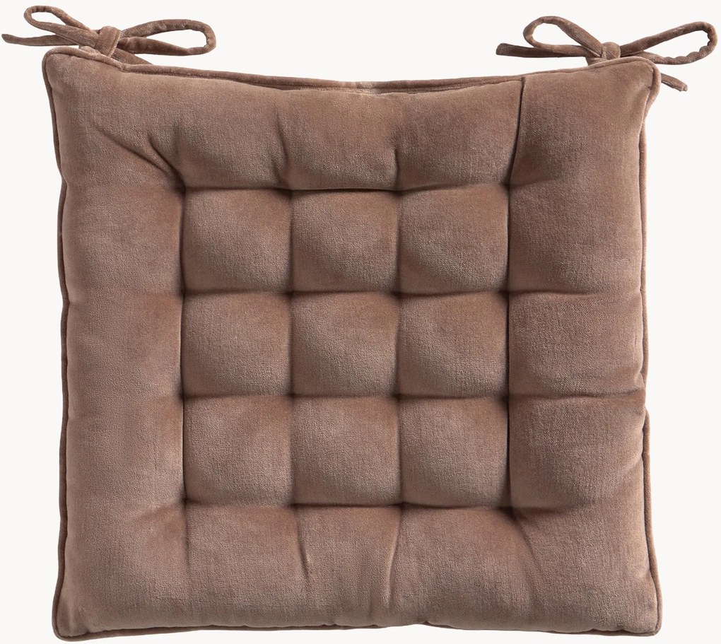 Fluwelen stoelkussen Diamante