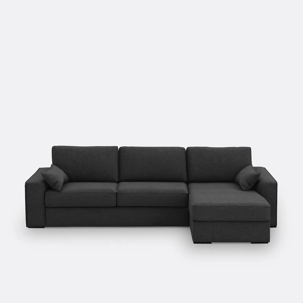 Gestructureerde hoekslaapbank Comfort Bultex®, Cécilia