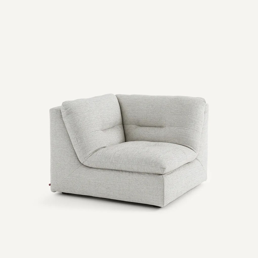 Modulaire 90° hoek in gerecycled katoen, GIULIANO