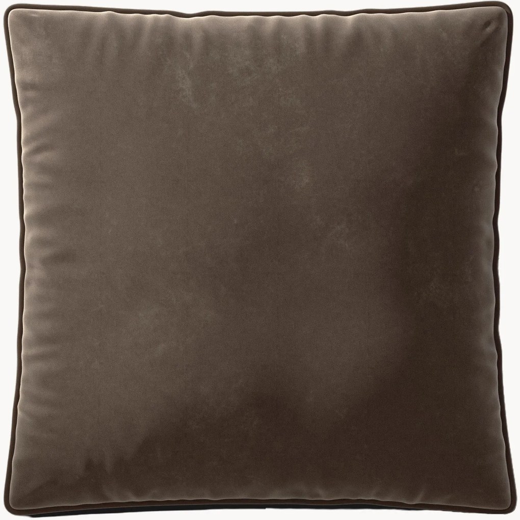 Groot fluwelen bankkussen Vetsak, 60 x 60 cm