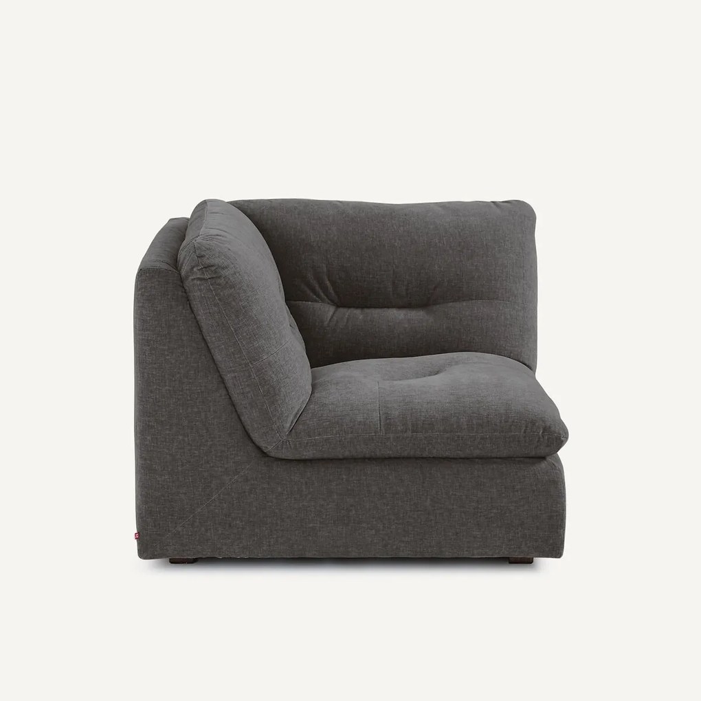 Modulaire 90° hoek in chenille fluweel, GIULIANO