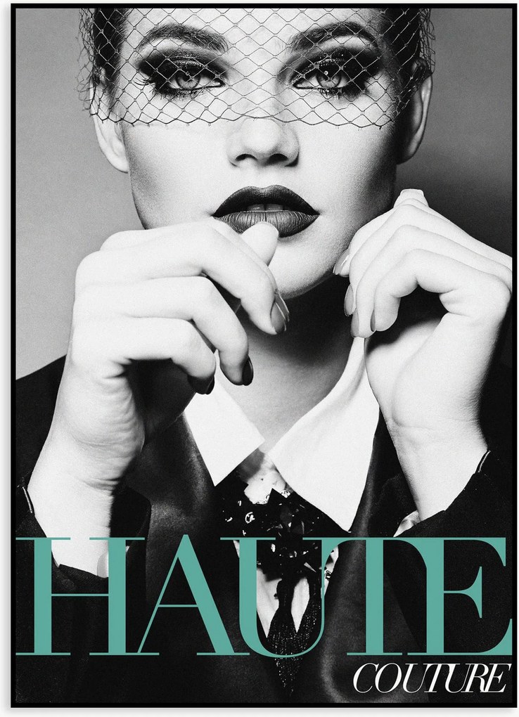 Ingelijste poster Couture 9