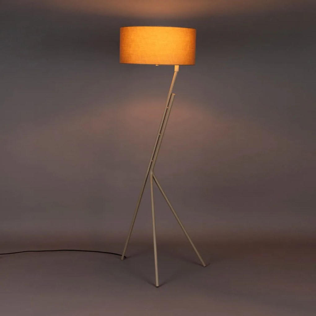 Dutchbone Murphy Design Vloerlamp Beige Voet