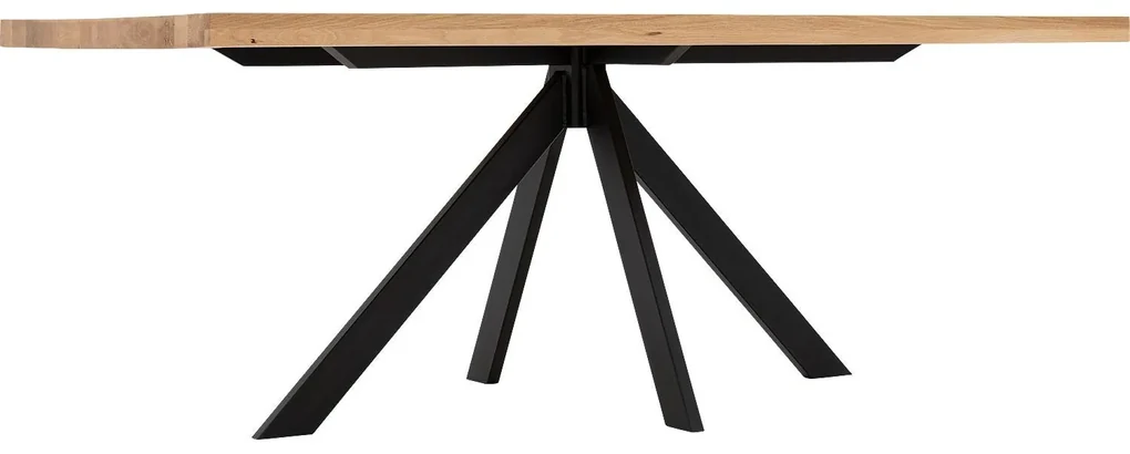 Goossens Eettafel Blade, Strak blad 200 x 100 cm 6 cm dik