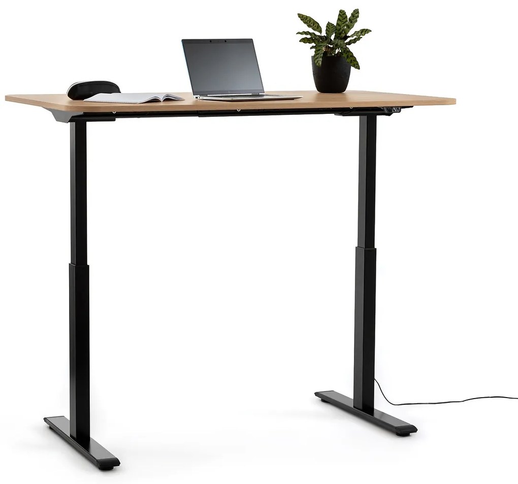 Elektrisch staand bureau 140 x 80 cm Ryta