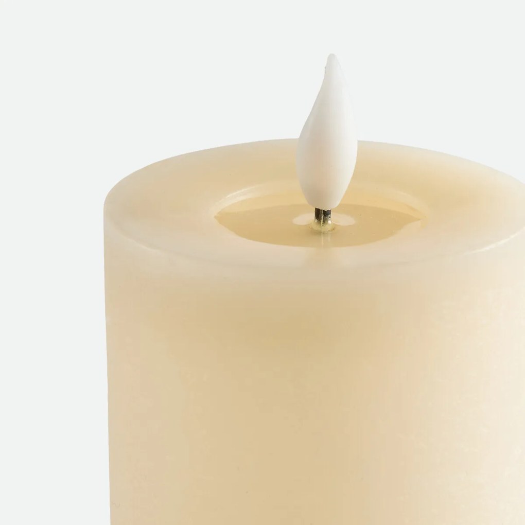 Ledkaars, van was, hoogte 13,5 cm, CASPAR