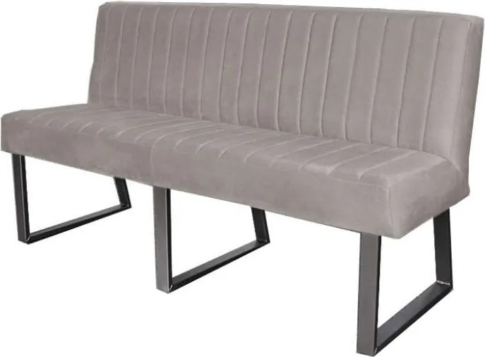 Eetkamerbank - Hengelo - stof Element lichtgrijs 04 - 220 cm