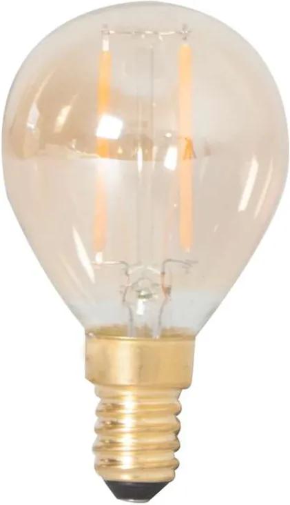 Calex LED kogellamp 240V 2W E14 - goud - Leen Bakker