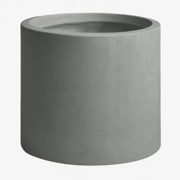 Aurevi Betonnen Buitenbloempot Ø45 Cm & Grijs – Koel - Sklum