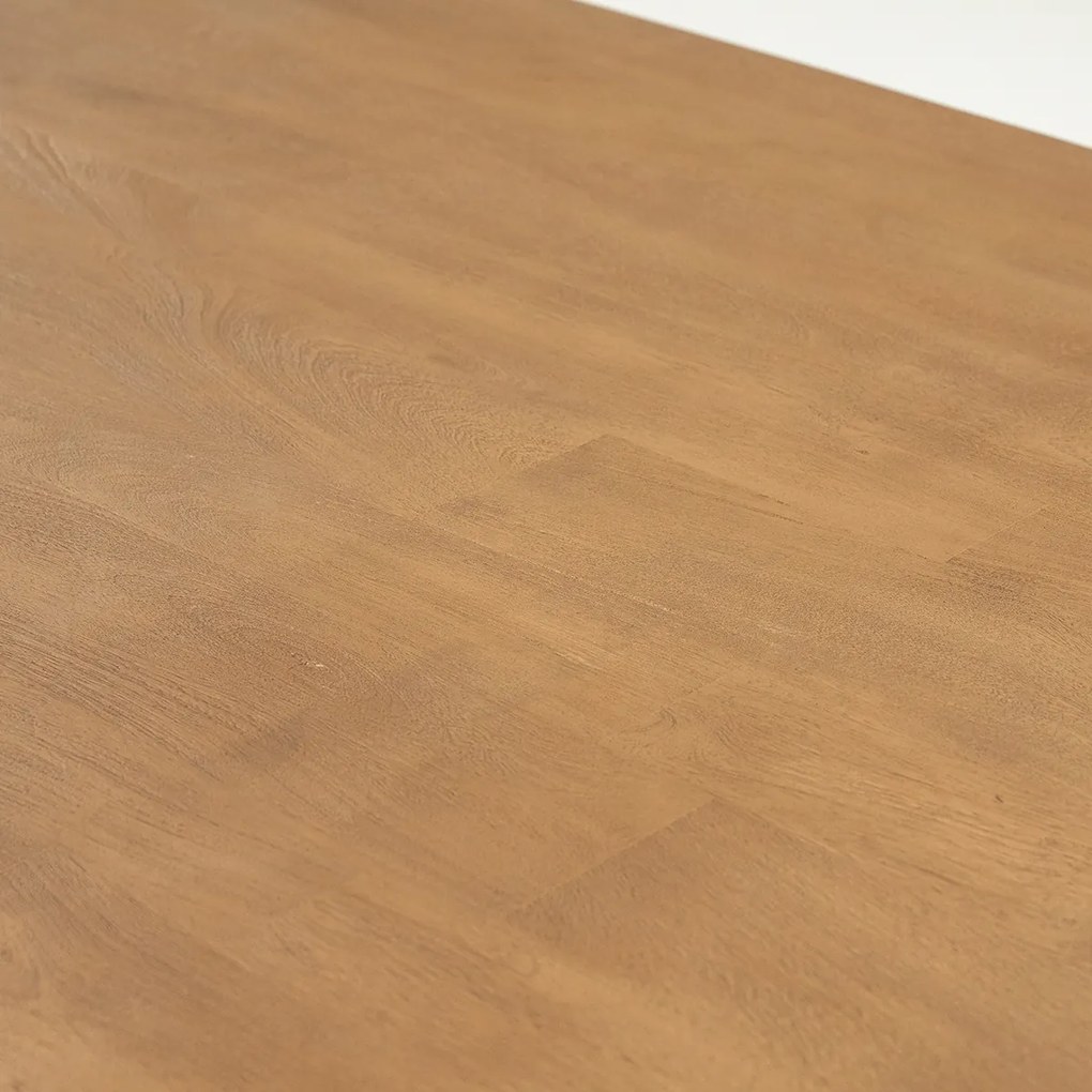 Eettafel Kruispoot Eiken 210 - 210 X 110cm.