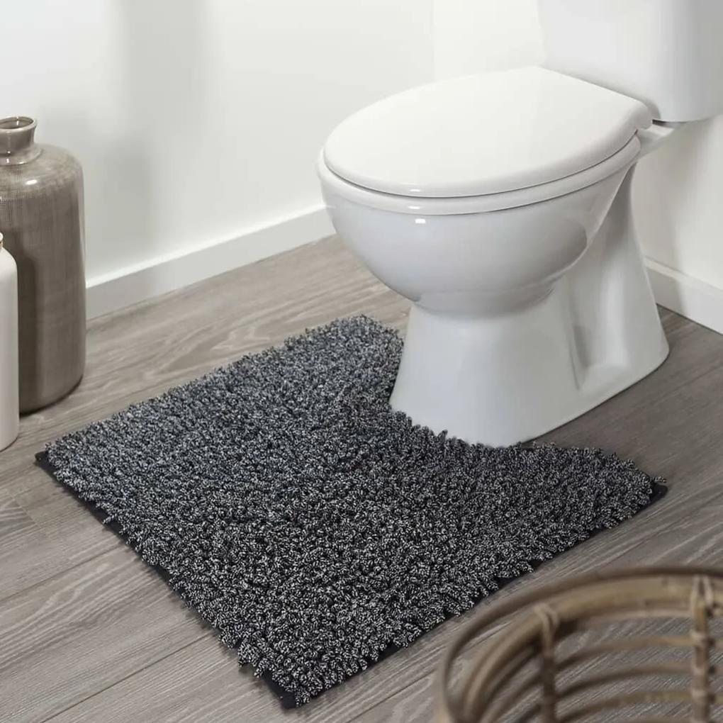 Sealskin Toiletmat Misto 55x60 cm katoen zwart en wit