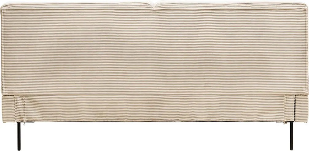 Gestoffeerd Bedframe Beige Stof 180 Cm
