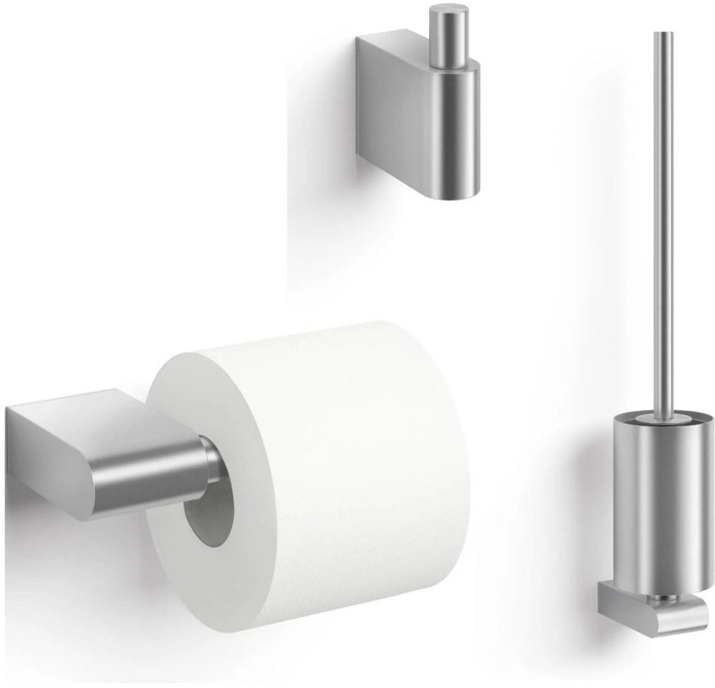 ZACK Atore toilet accessoires 3-delig geborsteld rvs