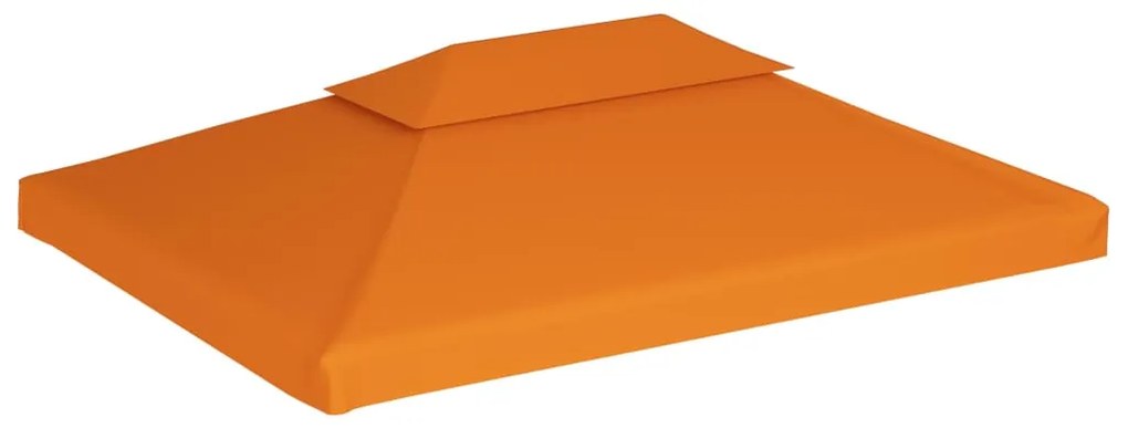 vidaXL Vervangend tentdoek prieel 310 g/m² 3x4 m oranje