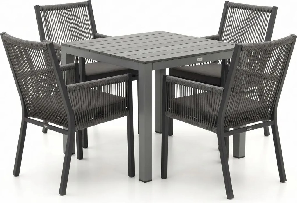 + 10% kassakorting | Diningset Manifesto  | 4 personen | Tuinset polywood | 5-delig | Kees Smit Tuinmeubelen