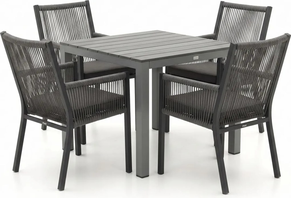 Diningset Manifesto  | 4 personen | Tuinset polywood | 5-delig | Kees Smit Tuinmeubelen